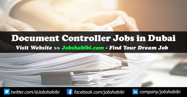 Document Controller Jobs in Dubai