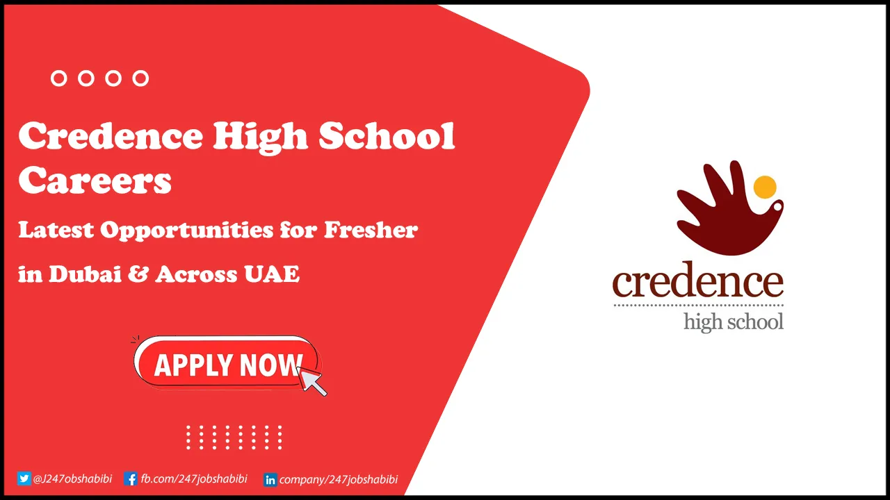 Credence High School Careers in Education field for Freshers Credence High School Careers