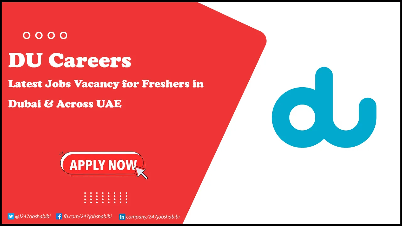 Du Careers | Work from Home Positions for Freshers in UAE DU Careers