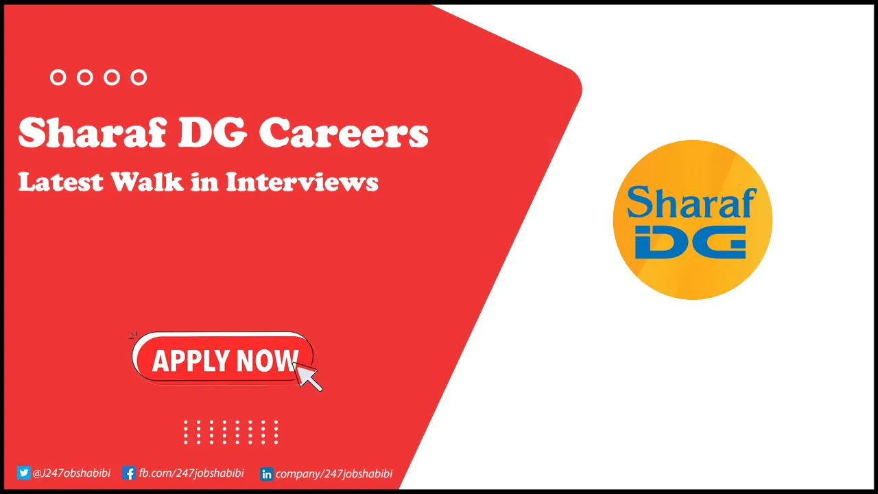 Sharaf DG Careers